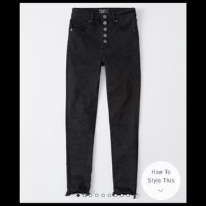 Abercrombie & Fitch The Skinny High rise Curve Love Jeans black size 8/29